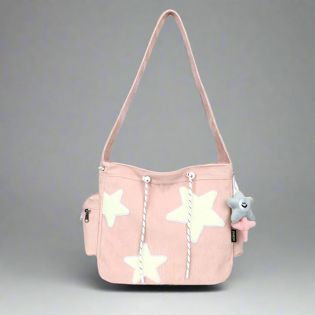 Star Tote Corduroy Bag